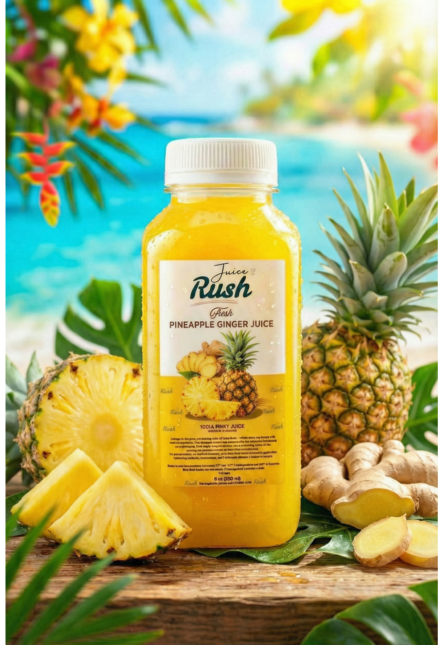 Fresh Pineapple Ginger Juice